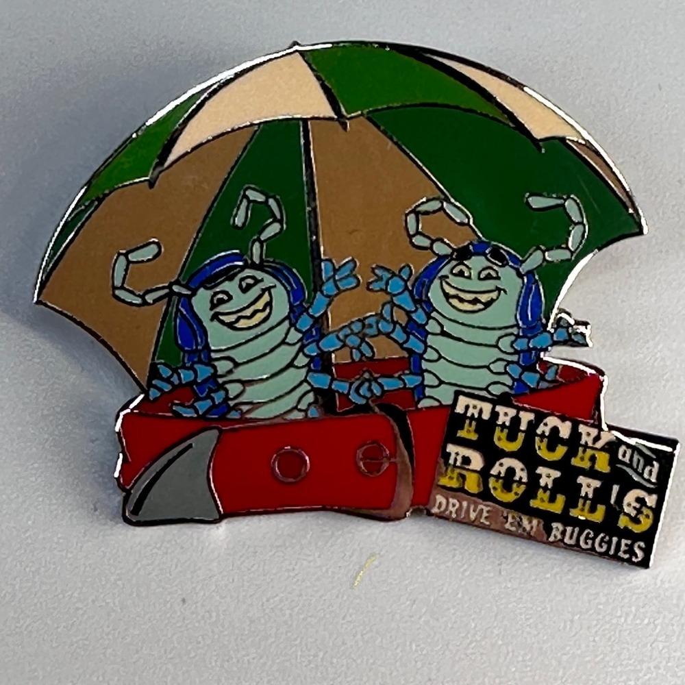 A Bug's Life TUCK AND ROLL'S DRIVE 'EM BUGGIES Disney Pin 2003 Disneyland Resort